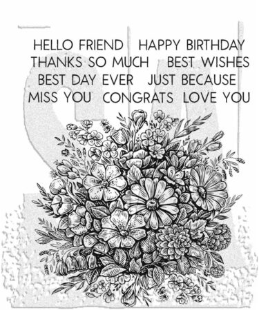 Stampers Anonymous Floristry Tim Holtz Cling Stamps