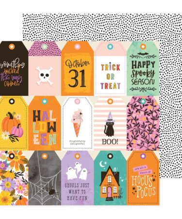 Paige Evans Tricks & Treats Double-Sided Cardstock 12"X12" - #2
