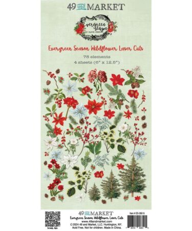 49 and Market – Collezione Evergreen Season –  Laser Cut Outs - Wildflowers