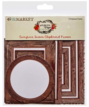49 and Market – Collezione Evergreen Season –  Chipboard Set Frames