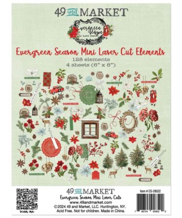49 and Market – Collezione Evergreen Season – Mini Laser Cut Outs