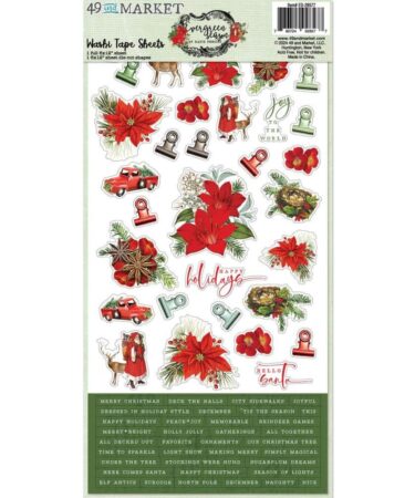 49 and Market – Collezione Evergreen Season –  Washi Sheets