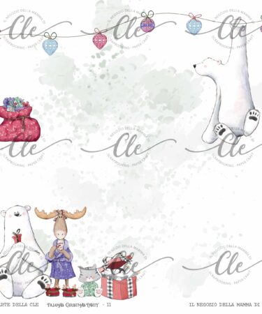 IL NEGOZIO DELLA MAMMA DI CLE – LE CARTE DELLA CLE – COLLEZIONE PAJAMAS CHRISTMAS PARTY - CARTA NUMERO 11