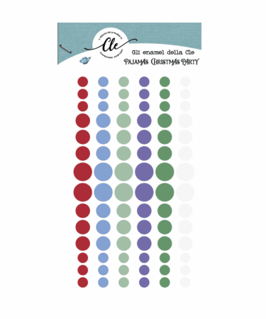 IL NEGOZIO DELLA MAMMA DI CLE – GLI ABBELLIMENTI DELLA CLE– COLLEZIONE  PAJAMAS CHRISTMAS PARTY  - ENAMEL DOT