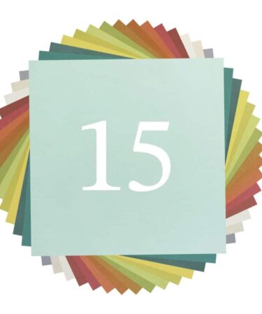 TOMMY ART - KIT carte adesive con texture – n.15 fogli colori misti