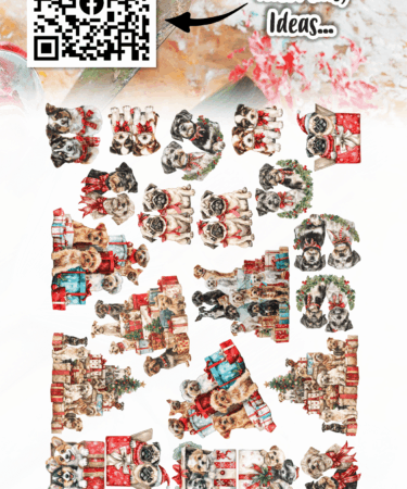 Alternative view of AALL & CREATE - #68 - A6 Ephemera Die-Cuts - Doggos Ho-Ho