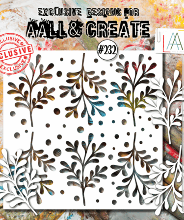 AALL & CREATE - #232 - 6x6 Stencil - Nature Listens