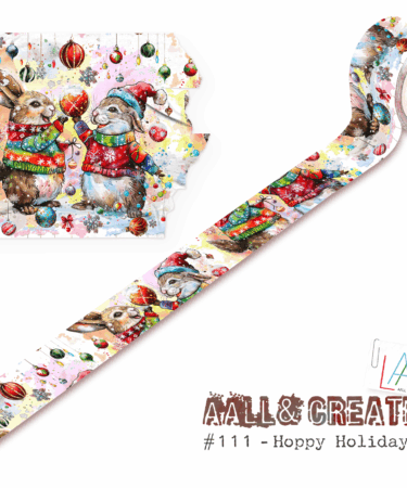AALL & CREATE - Washi Tape -  Hoppy Holidays!  #111