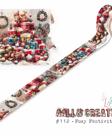 AALL & CREATE - Washi Tape -  Foxy Festivities  #112