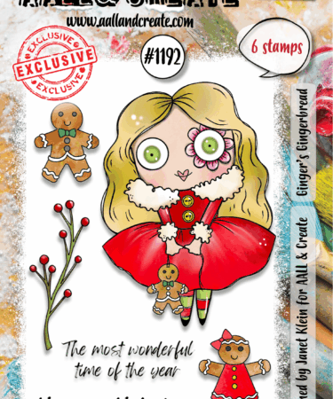 AALL & CREATE - A7 Stamp Set - Ginger’s Gingerbread  #1192