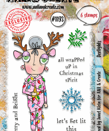 AALL & CREATE - A7 Stamp Set - Deelights   #1193