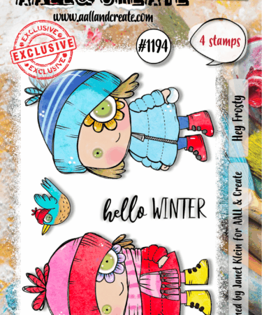 AALL & CREATE - A7 Stamp Set - Hey Frosty