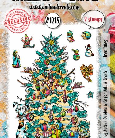 AALL & CREATE - #1218 - A6 Stamp Set - Tree Tales
