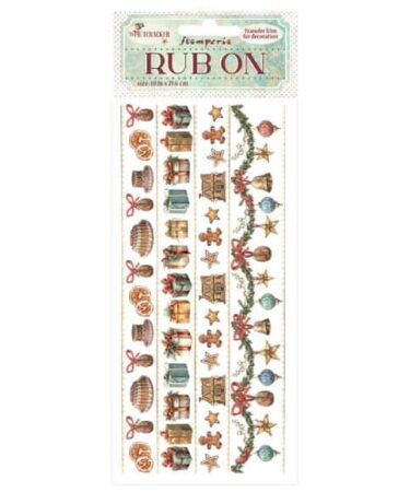 STAMPERIA - COLLEZIONE THE NUTCRACKER -  Rub-On 4"X8.5"