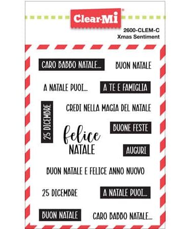 IMPRONTE D'AUTORE - seti di timbri XMas Sentiment