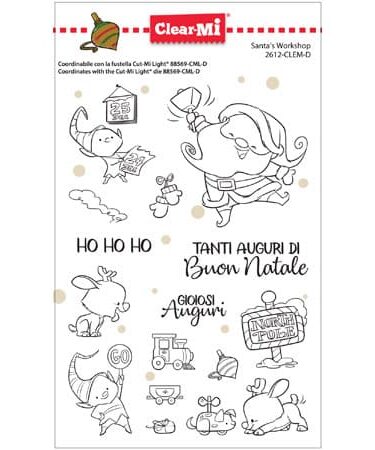 IMPRONTE D'AUTORE - seti di timbri Santa's Workshop