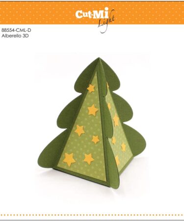 IMPRONTE D'AUTORE -  set di fustelle Alberello 3D