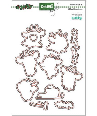 IMPRONTE D'AUTORE -  set di fustelle XMas Reindeers