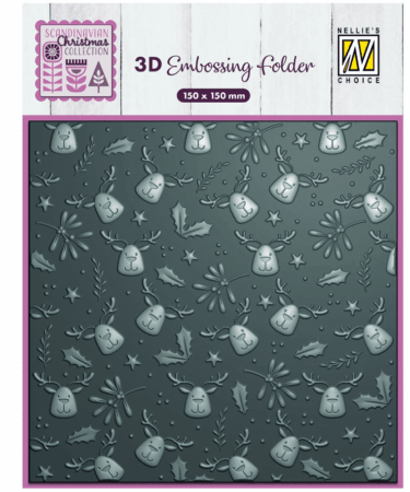 Nellie's Choice • 3D Embossing folder - Moose