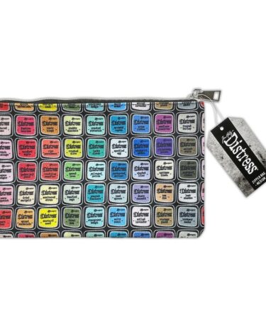 Tim Holtz Distress Zipper Bag - Medium, 6"X10"