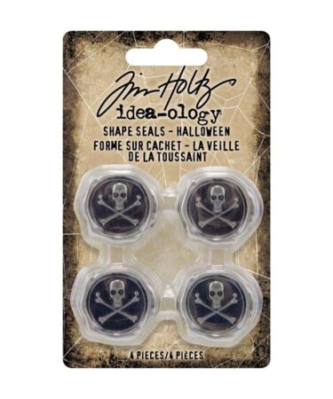 Idea-Ology Metal Shape Seals 4/Pkg -Halloween