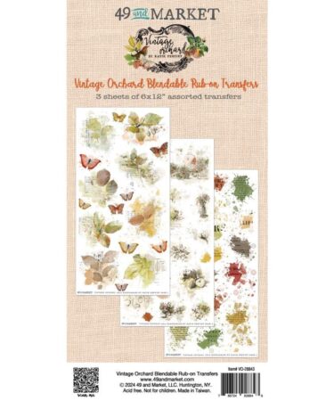49 And Market - Collezione Vintage Orchard -  Rub-On Transfer Set - Blendable