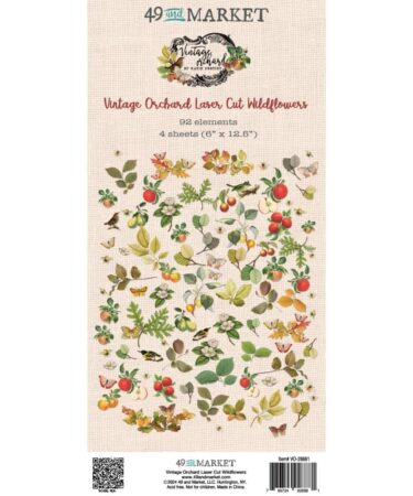 49 And Market - Collezione Vintage Orchard - Laser Cut Outs - Wildflower