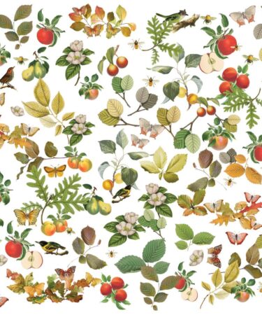 Alternative view of 49 And Market - Collezione Vintage Orchard - Laser Cut Outs - Wildflower