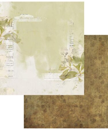 49 And Market - Collezione Vintage Orchard - Double-Sided Cardstock 12"X12" - Pressed Leaves
