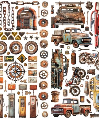 Alternative view of 49 And Market - Collezione Rust And Revs -Laser Cut Outs