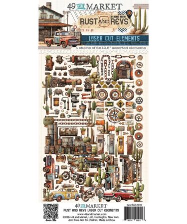 49 And Market - Collezione Rust And Revs -Laser Cut Outs