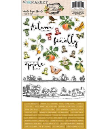 49 And Market - Collezione Vintage Orchard - Washi Sheets