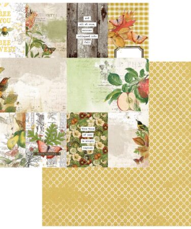 49 And Market - Collezione Vintage Orchard - Double-Sided Cardstock 12"X12" - Journal Cards