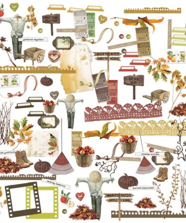 Alternative view of 49 And Market - Collezione Vintage Orchard - Laser Cut Outs