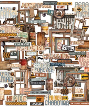 Alternative view of 49 And Market - Collezione Rust And Revs -Die-Cuts Elements