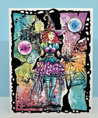 Alternative view of AALL & CREATE -Stamp Set A6  -QueenWitch #1240