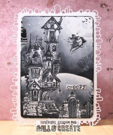 Alternative view of AALL & CREATE -Stamp Set A6 - Frightful Manor #1237