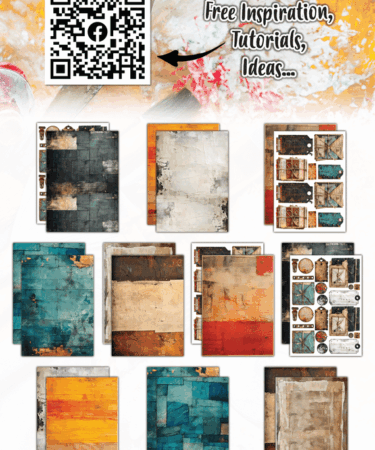 Alternative view of AALL & CREATE - Design Paper A4 - Time-Tarnished Wonders  #009