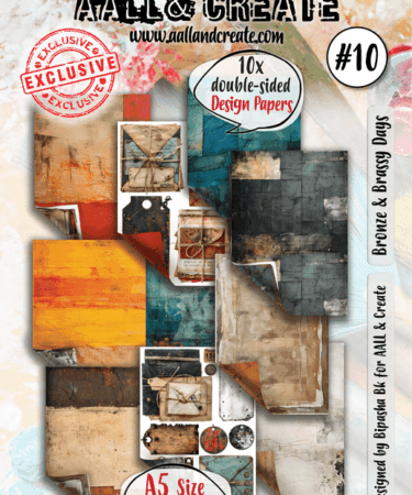 AALL & CREATE - Design Paper A5 - Bronze & Brassy Days #010