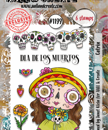 AALL & CREATE - Stamp Set A7 - Catrin #1199