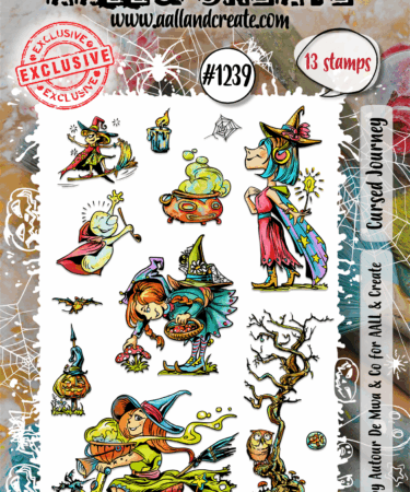 AALL & CREATE -Stamp Set A6- Cursed Journey #1239
