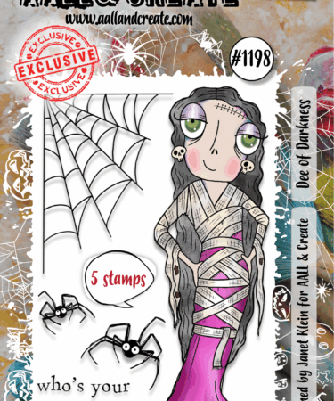 AALL & CREATE - Stamp Set A7 - Dee of Darkness #1198