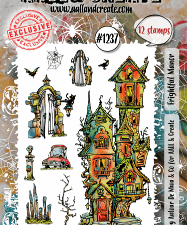 AALL & CREATE -Stamp Set A6 - Frightful Manor #1237