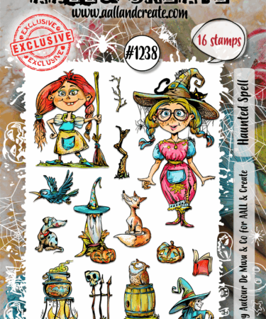 AALL & CREATE -Stamp Set A6 - Haunted Spell #1238