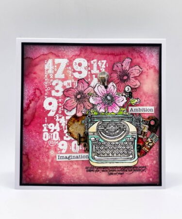 Alternative view of AALL & CREATE -Stamp Set A6 - Letter Press #1226