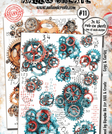 AALL & CREATE - Rub-Ons A5 - Cogs & Curios #11