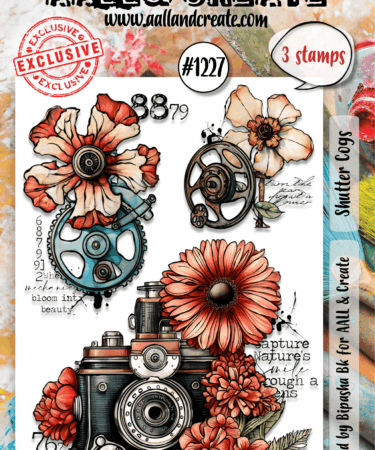 AALL & CREATE -Stamp Set A6 - Shutter Cogs #1227
