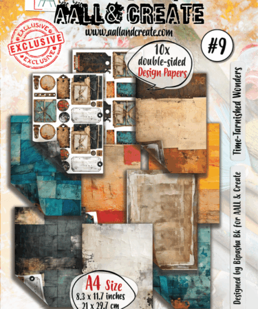 AALL & CREATE - Design Paper A4 - Time-Tarnished Wonders  #009