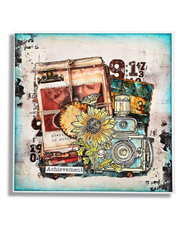 Alternative view of AALL & CREATE - Design Paper A5 - Bronze & Brassy Days #010