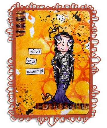 Alternative view of AALL & CREATE - Stamp Set A7 - Dee of Darkness #1198